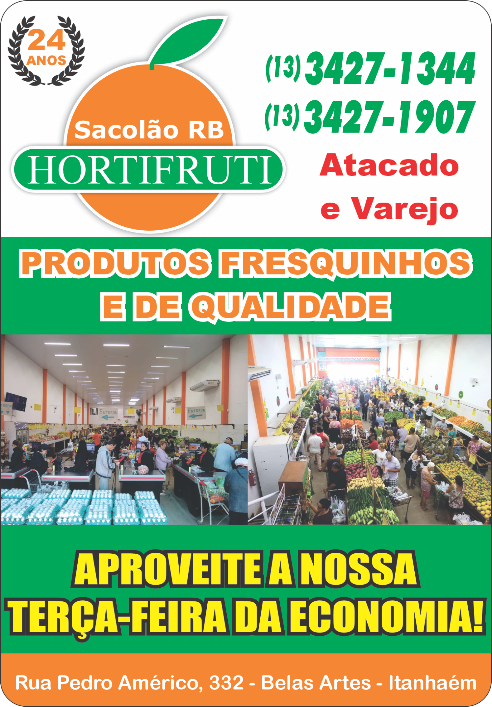 Hortifruti RB - Sacolão de Itanhaém